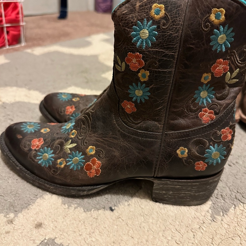Floral Embroidered Yippi Kiyay by Old Gringo